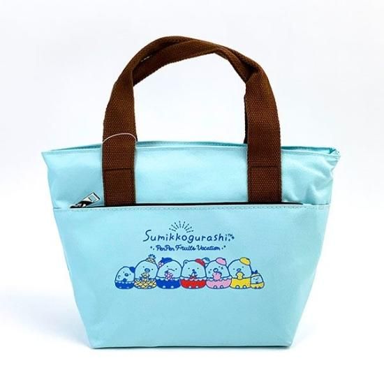 すみっコぐらし ポケット付きクーラーバッグ 保冷バッグ かばん