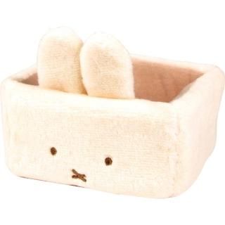 ミッフィー miffy ぬいぐるみトレイ　スクエア 収納ケース モカ 　 　