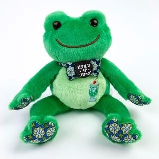 かえるのピクルス 純喫茶 ビーンドール クリームソーダ ぬいぐるみ マスコット インテリア 緑