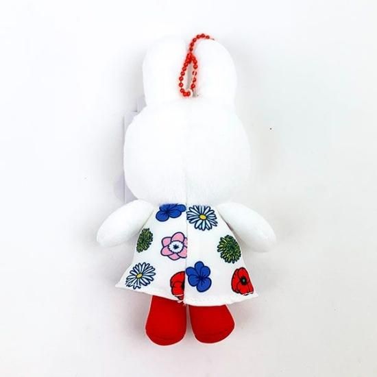ミッフィー フローラル マスコット ぬいぐるみ 花柄 インテリア