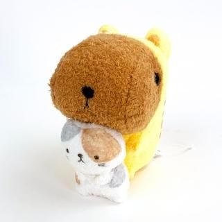 カピバラさん ねこ ちゃとら ぬいぐるみ マスコット インテリア