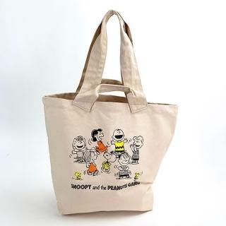 スヌーピー トートバッグ PEANUTS ベージュ ルートート(PWD)
