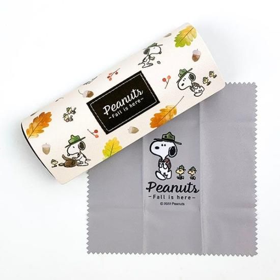 スヌーピ限定メガネです。ブラウンフレーム メガネ(度あり) スヌーピー