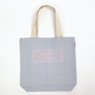 スヌーピー リサイクルコットン トートバッグ Heart PEANUTS グレー ルートート(PWD)