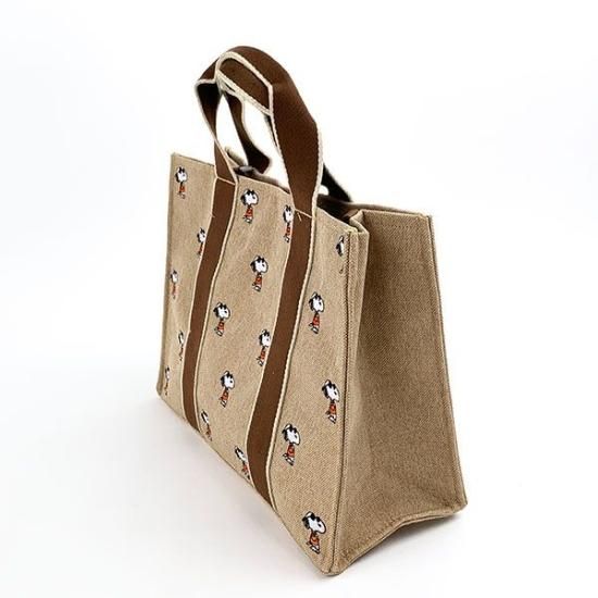 スヌーピー IP. デリパターン IP.Peanuts Joe Cool 茶色 バッグ