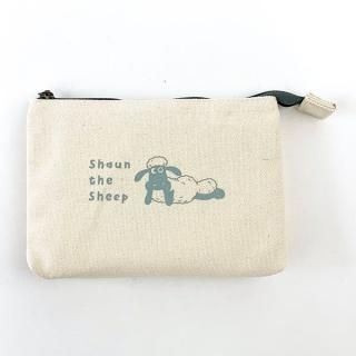 ひつじのショーン 3ポケットポーチ ネコロビ ポーチ 化粧ポーチ 小物入れ 学校 オフィス