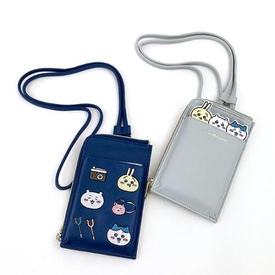 ちいかわ スマホショルダーポーチ グレー マリモクラフト