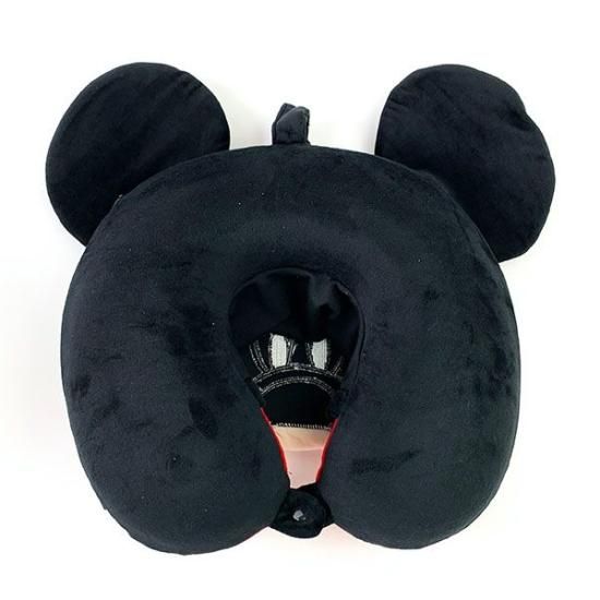 ディズニー ミッキー ディズニー フード付き低反発枕 ミッキー