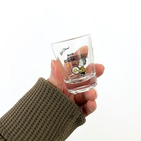 スヌーピー　ミニカフェグラス　コップ スヌーピー ミニカフェグラス コップ