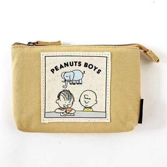 入荷中 スヌーピー PEANUTS 3ポケットキャンパスポーチ BE Peanuts boys ミュージシャン
