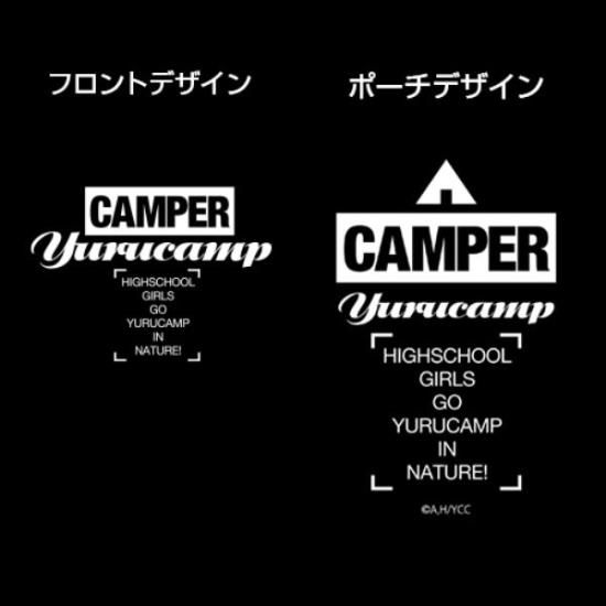 ゆるキャン△ レインポンチョ レインコート 合羽 BLACK/ブラック