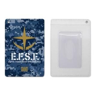 <img class='new_mark_img1' src='https://img.shop-pro.jp/img/new/icons15.gif' style='border:none;display:inline;margin:0px;padding:0px;width:auto;' />GUNDAM 連邦 機動戦士ガンダム 地球連邦軍フルカラーパスケース 定期入れ COSPA ホワイト ブルー 　 日本製