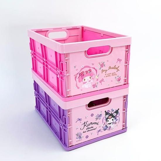 サンリオ クロミ 収納コンテナ(M) 収納ケース 折りたたみ 整理 サンリオ クロミ 収納コンテナ(M) 収納ケース 折りたたみ 整理