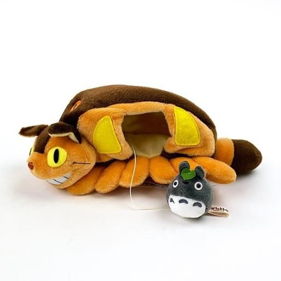 トトロぬいぐるみセットネコバス付き　希少初期 スタジオジブリ となりのトトロ ぬいぐるみ ネコバスのおうち S