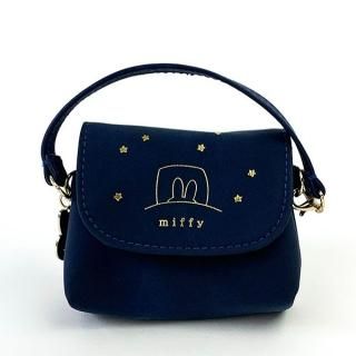 ミッフィー ミニバッグポーチ NV ネイビー おやすみシリーズ miffy 小物入れ