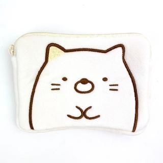 すみっコぐらし ミニ ティッシュポーチ ねこ ざっそう ポーチ ティッシュケース 小物入れ 学校 オフィス