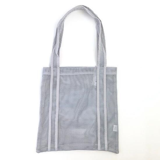 B青カゴ）マスターピース グレー メッシュ トートバッグ スポーティー メッシュ 2way トートバッグ・3col | HA-CHI