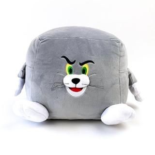 トムとジェリー トム もっちりクッション ファニーアート グレー トムとジェリー