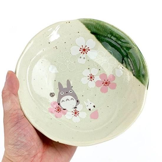 となりのトトロ トトロ 中鉢 桜柄 和食器 美濃焼 日本製 となりのトトロ トトロ 中鉢 桜柄 和食器 美濃焼 日本製