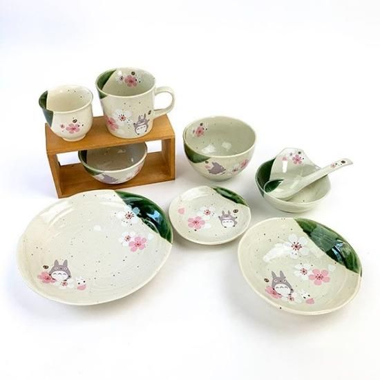となりのトトロ トトロ 中鉢 桜柄 和食器 美濃焼 日本製 となりのトトロ トトロ 中鉢 桜柄 和食器 美濃焼 日本製