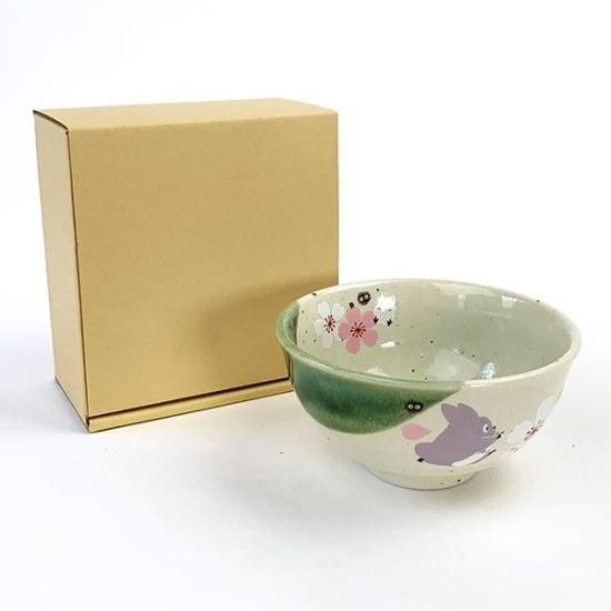 となりのトトロ トトロ お茶碗 桜柄 美濃焼 日本製 となりのトトロ トトロ お茶碗 桜柄 美濃焼 日本製