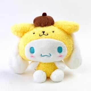 サンリオ シナモロール  ぬいぐるみ 20thなりきり ポムポムプリン S シナモン 20周年 インテリア