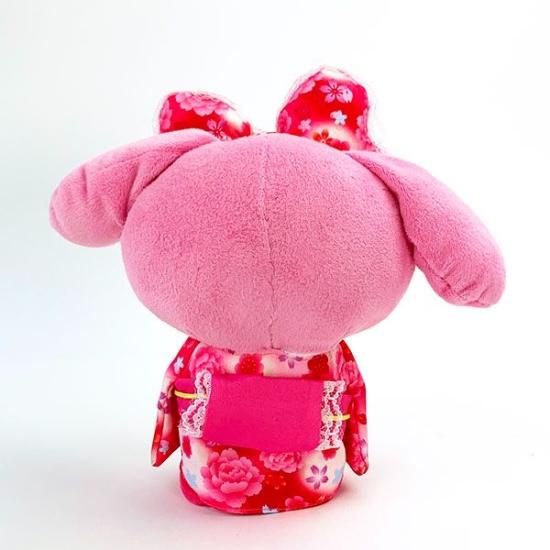 サンリオ マイメロディ ぬいぐるみ グラデ着物 立ち S 和風