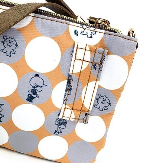 水森亜土 SAC ウォレットショルダーバッグ キャメル 亜土ちゃん 水森亜土 SAC ウォレットショルダーバッグ キャメル 亜土ちゃん
