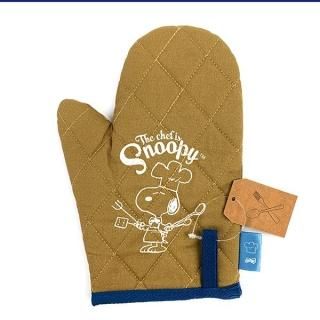スヌーピー PEANUTS キッチンミトン シェフ YE ブラウン