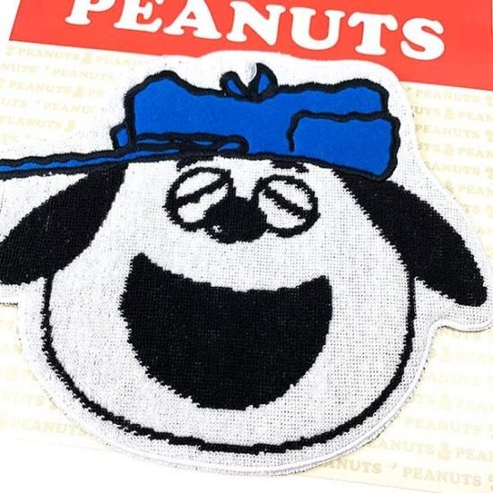 スヌーピー オラフ PEANUTS ダイカットミニタオル ホワイト