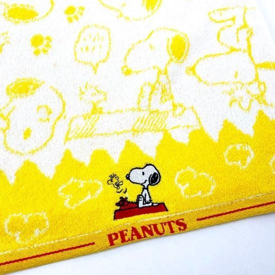 非売品　スヌーピー　フェイスタオル　あべのキューズモール店限定 スヌーピー PEANUTS フェイスタオル ドッグハウス レッド タオル