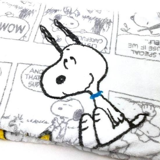 PEANUTS】SNOOPY×BEAR ジャガードブランケット（ブランケット