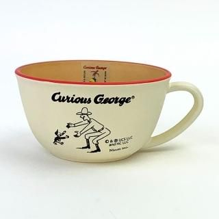 おさるのジョージ CG-C 抗菌マグ RD マグカップ レッド 日本製