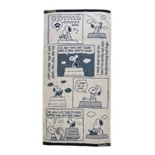 スヌーピー PEANUTS バスタオル コミック アイボリー   60×120 日本製 西川