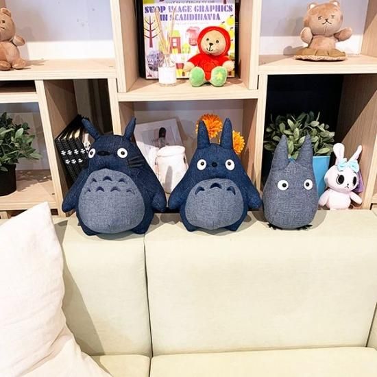 となりのトトロ 小トトロ ×EDWINぬいぐるみ デニム ネイビー