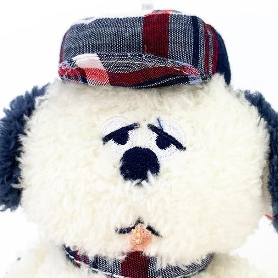 スヌーピー ブルーベリーチェック オラフ マスコット ぬいぐるみ