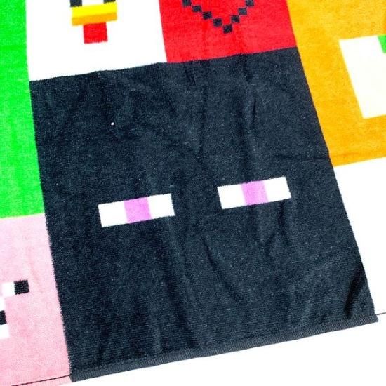 マインクラフト Minecraft タオルM 集合（スクエア） マイクラ