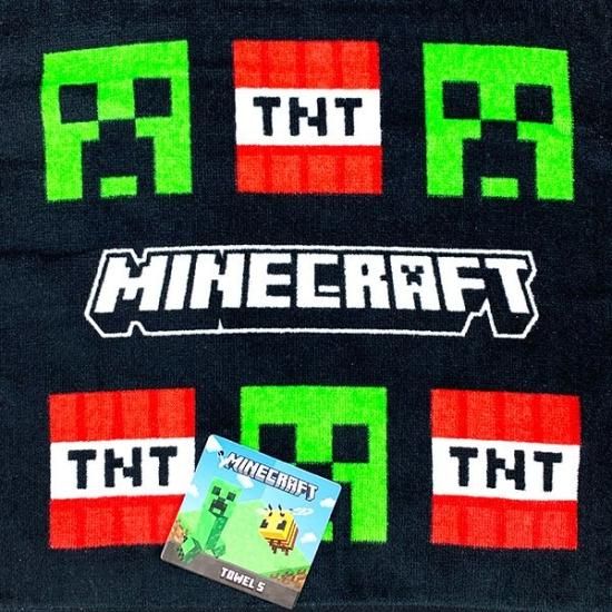 マインクラフト Minecraft タオルS クリーパー&TNT火薬