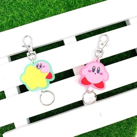 星のカービィ ラバーリール KH おすまし ピンク キーホルダー