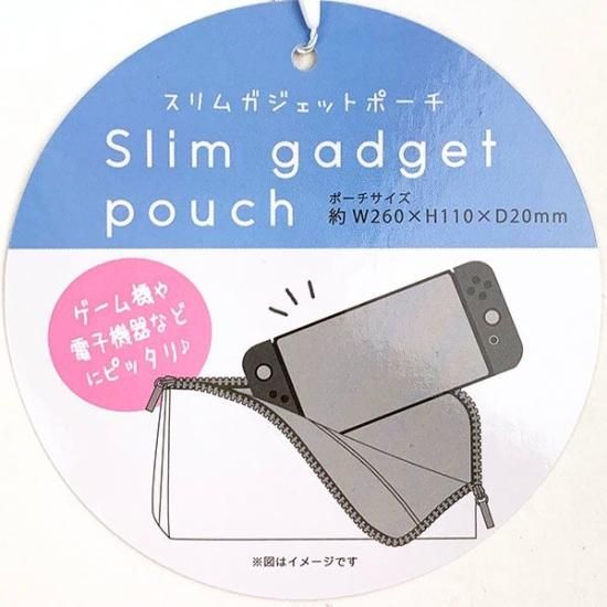 ディズニー チップ＆デール スリムガジェットポーチ 小物入れ ブラウン