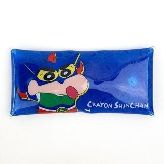 クレヨンしんちゃんクリアマルチケースBL 筆箱 ブルー  マリモクラフト