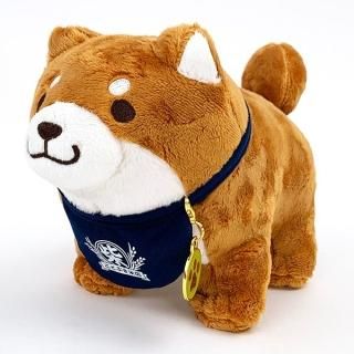 忠犬もちしば　ぬいぐるみS(チャーム)【おかか】 ぬいぐるみ ブラウン S 　