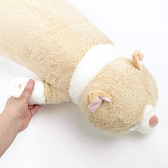 【新品】抱きしめられるちくわ【未開封】ちくわ クッション【レア 希少】 プレミアムねむねむアニマルズ 抱きまくら L スコティッシュ