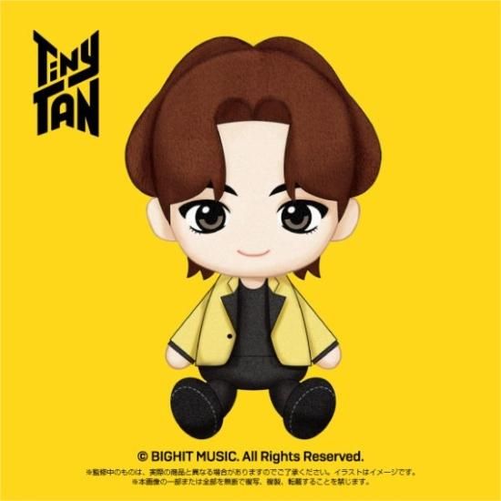 BTS goes on! Diconぬいぐるみ BUTTERラキドロ コンタクト TinyTAN ちょこんとおすわり Mぬいぐるみ～Boy With Luv～ “Jung