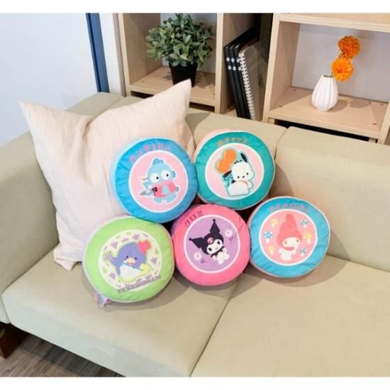 サンリオ ぽこぽこ サンド クッション サンリオ ポチャッコ 昭和レトロ パフクッション 昭和レトロシリーズ