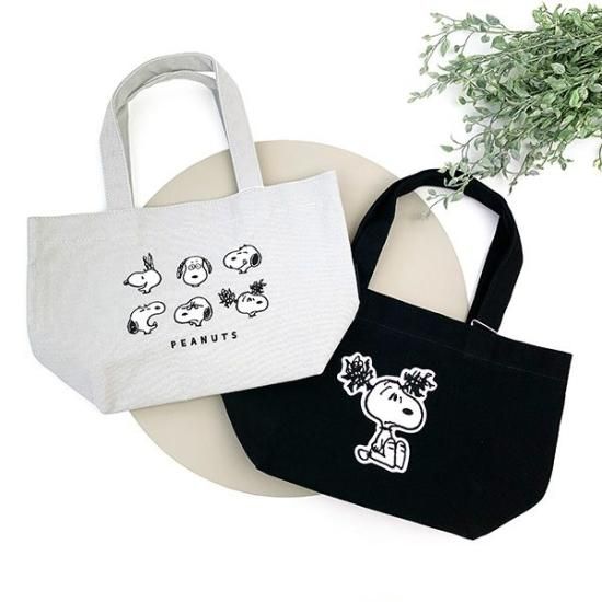 ◆HAZZY× PEANUTS◆ スヌーピー ミニトートバッグ スヌーピー PEANUTS IPBRPlielePeanuts7Z ミニトートバッグ