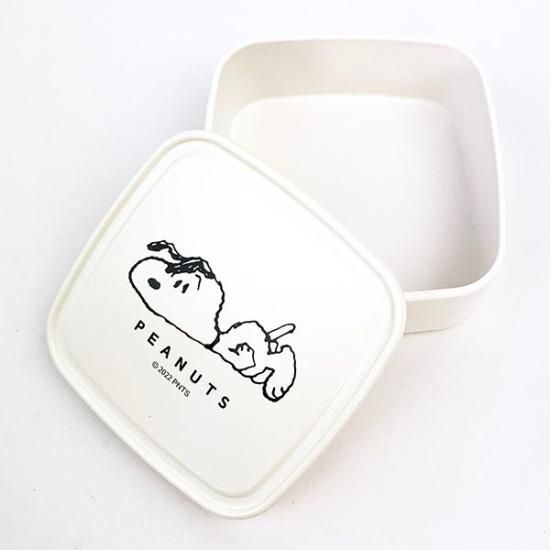 スヌーピー PEANUTS パックランチ S モノクロユニーク 弁当箱
