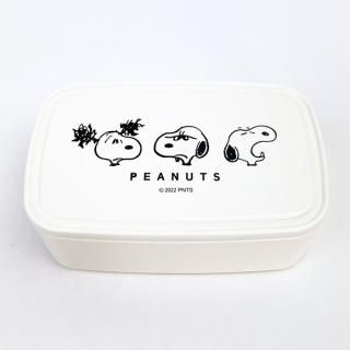 スヌーピー PEANUTS パックランチ L モノクロユニーク 弁当箱 ランチボックス 430ml 日本製