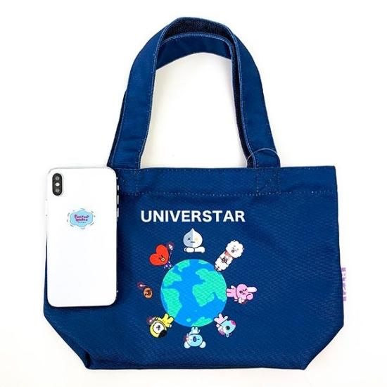 BT21 ランチミニトート ネイビー ランチバッグ ミニトート