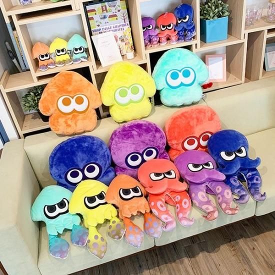 スプラトゥーン Splatoon3 イカ イエロー(M) ぬいぐるみ ALL STAR